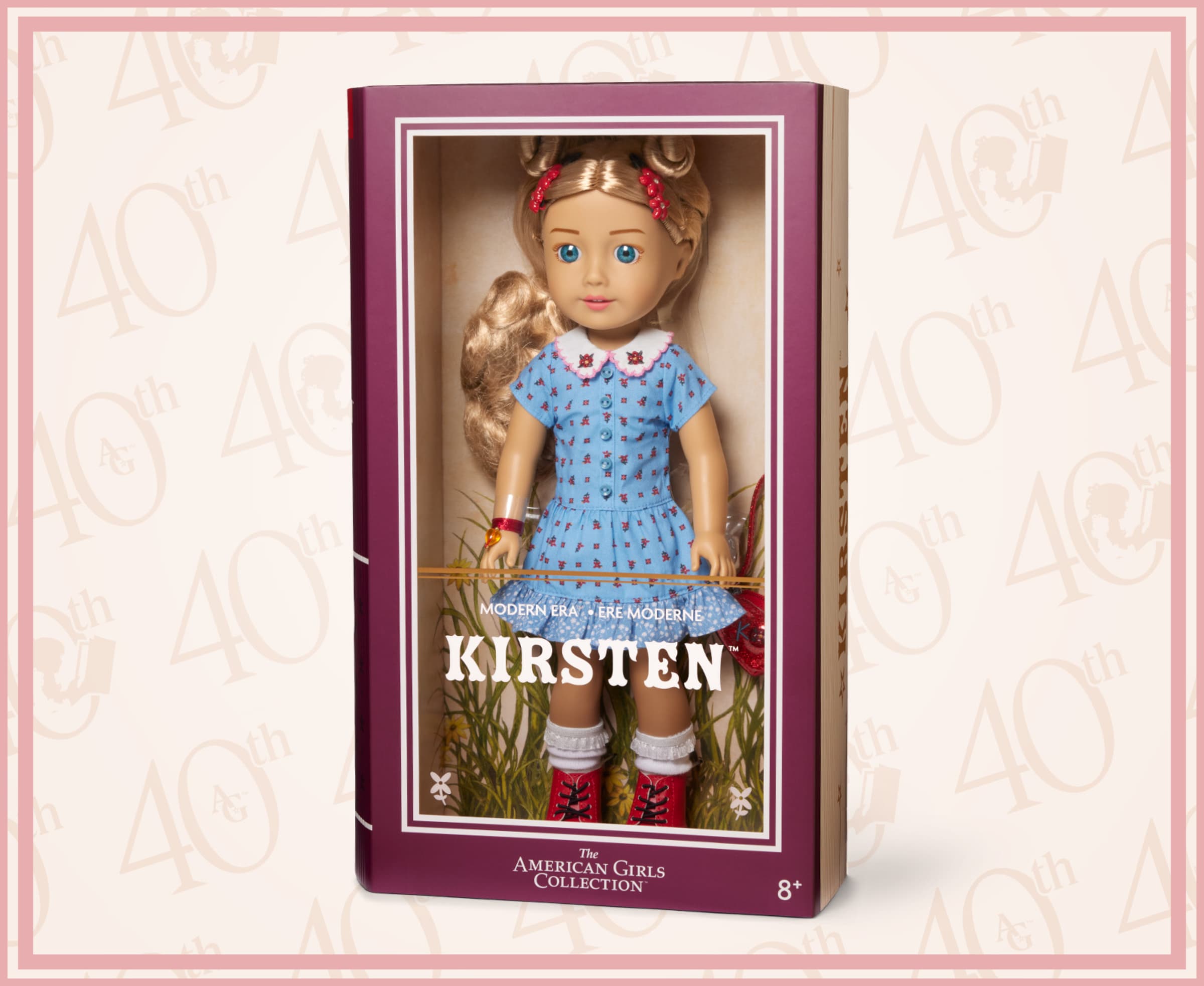 Modern Era American Girl doll Kirsten in her packaging