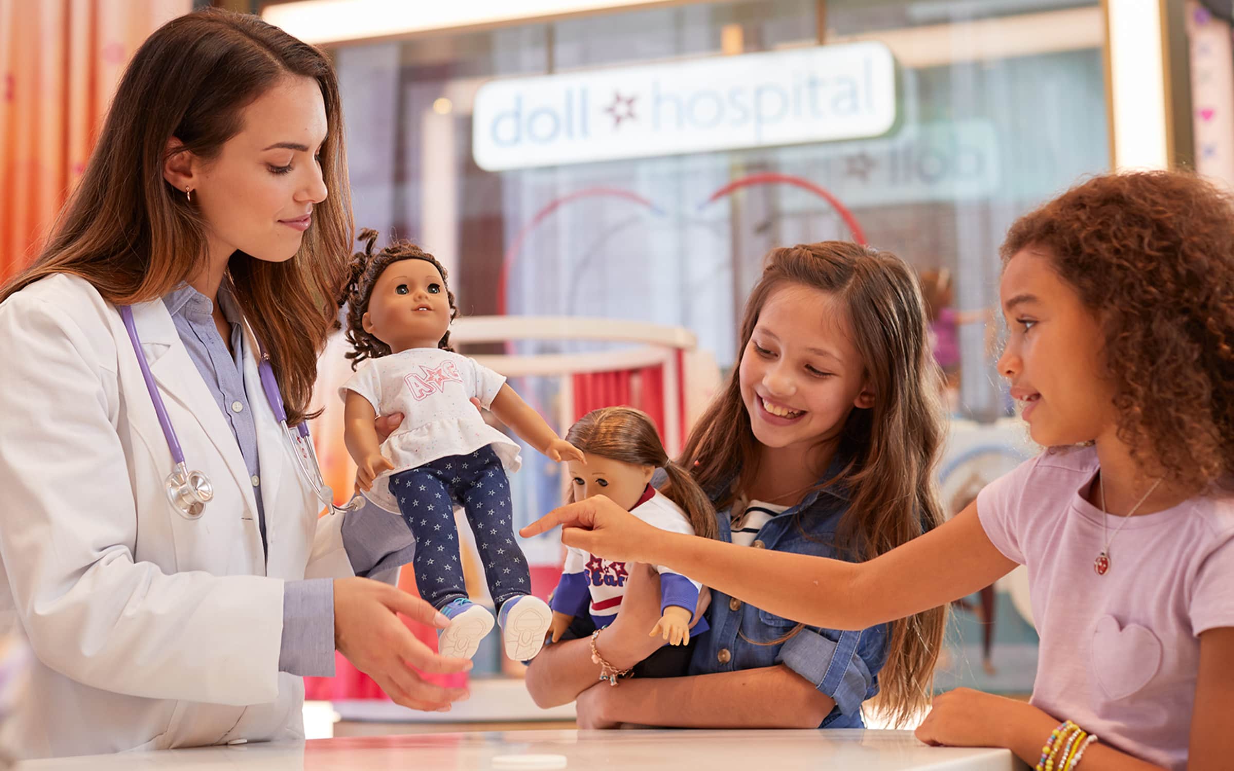 American Girl Doll Care Center Doll Hospital Repairs