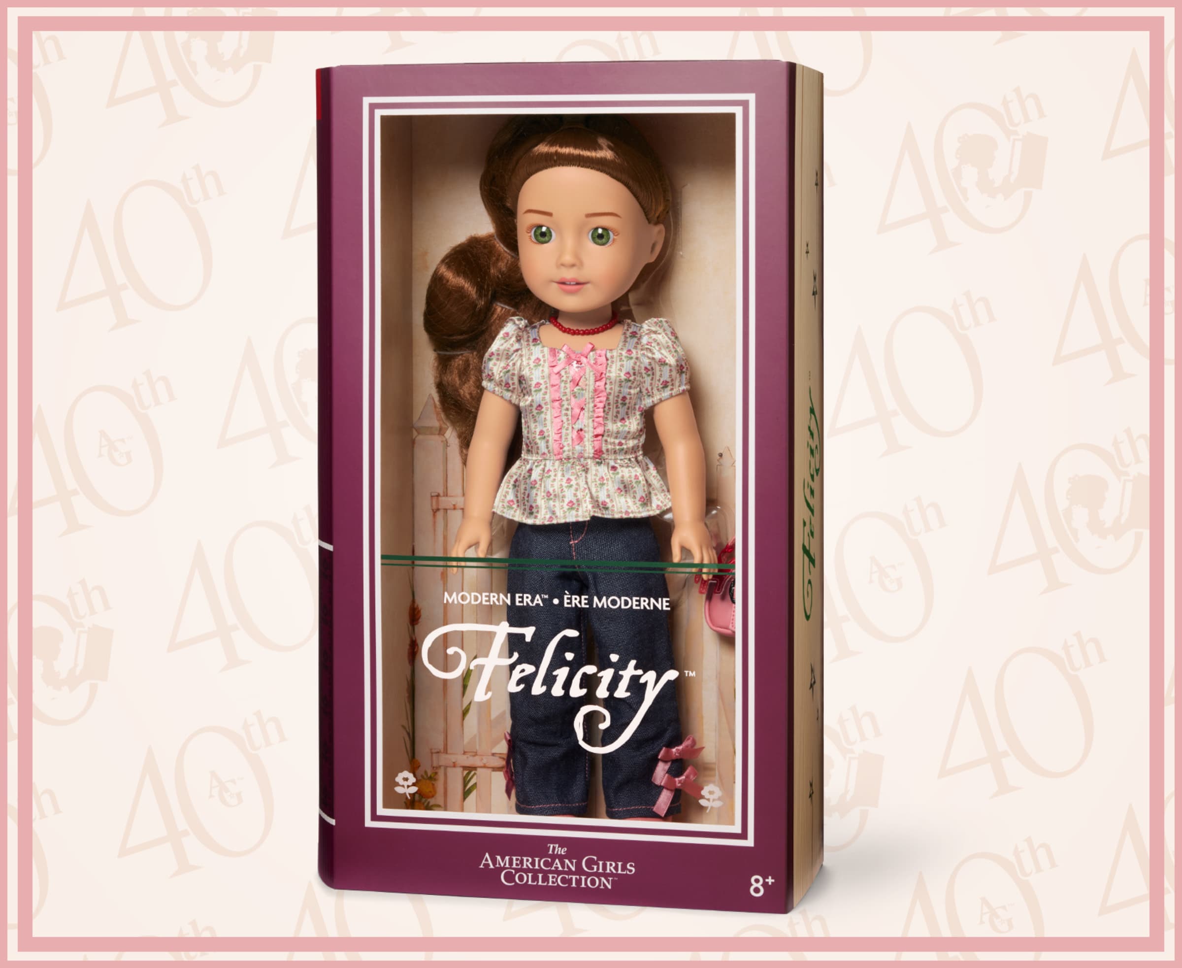 Modern Era American Girl doll Felicity in her packaging
