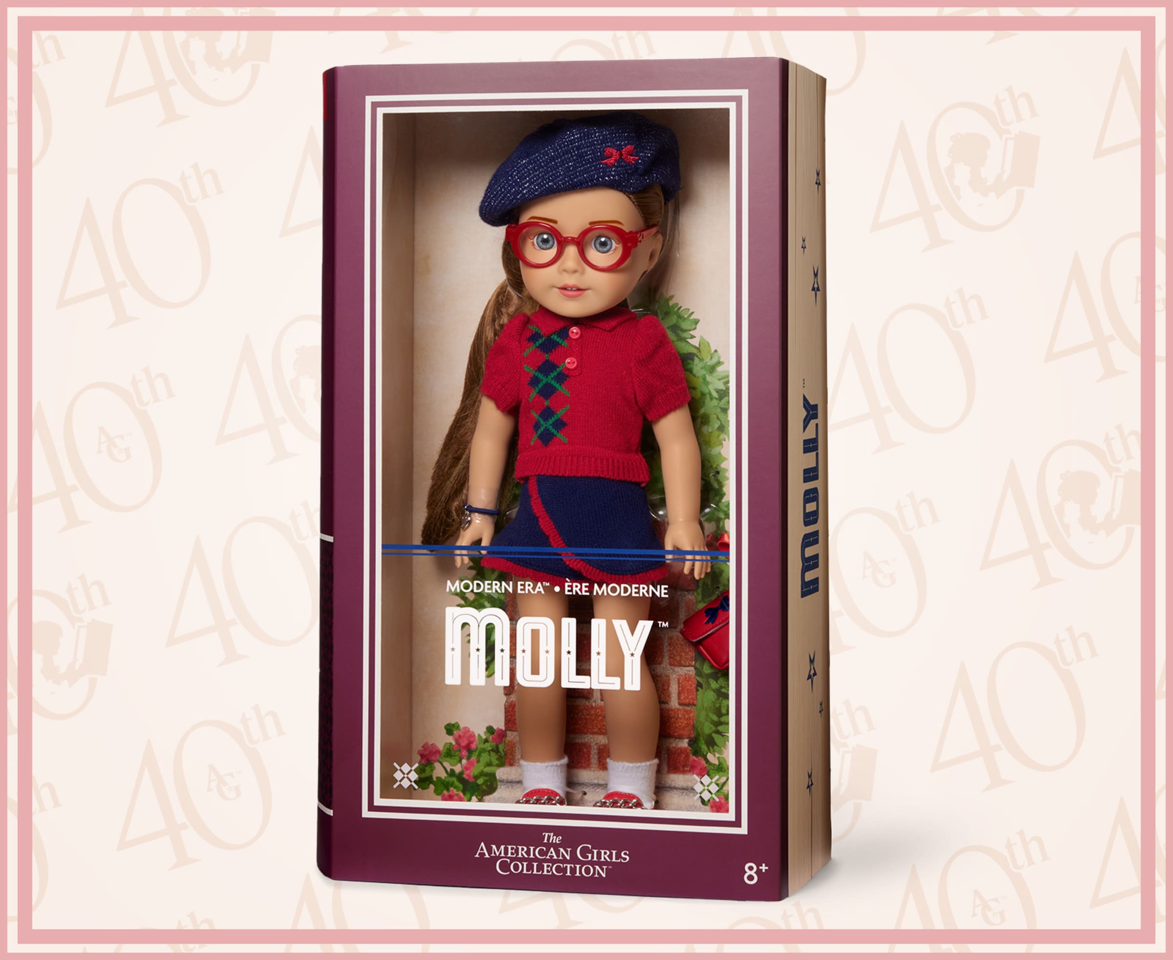 Modern Era American Girl doll Molly in her packaging