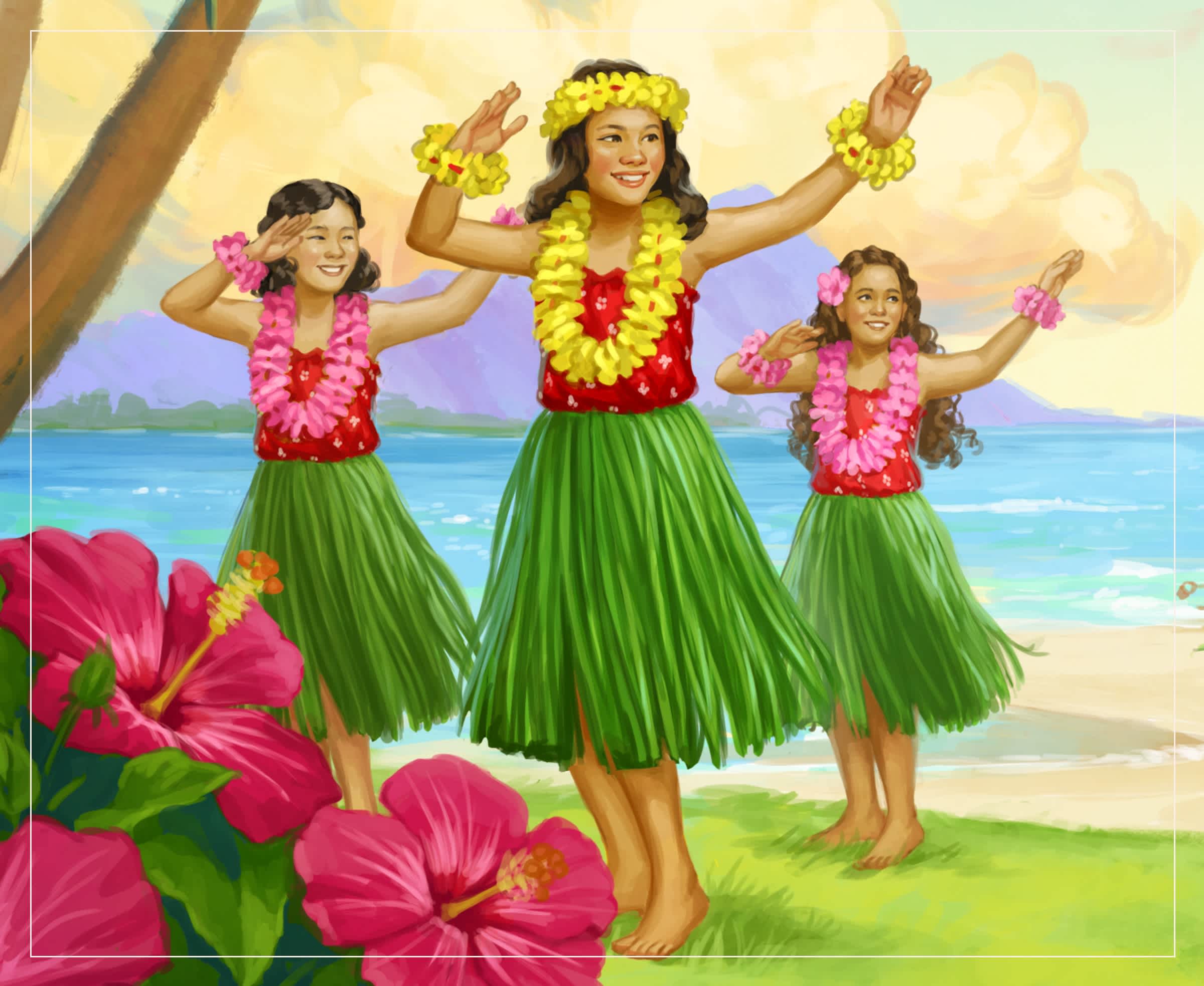 Nanea hula dancing