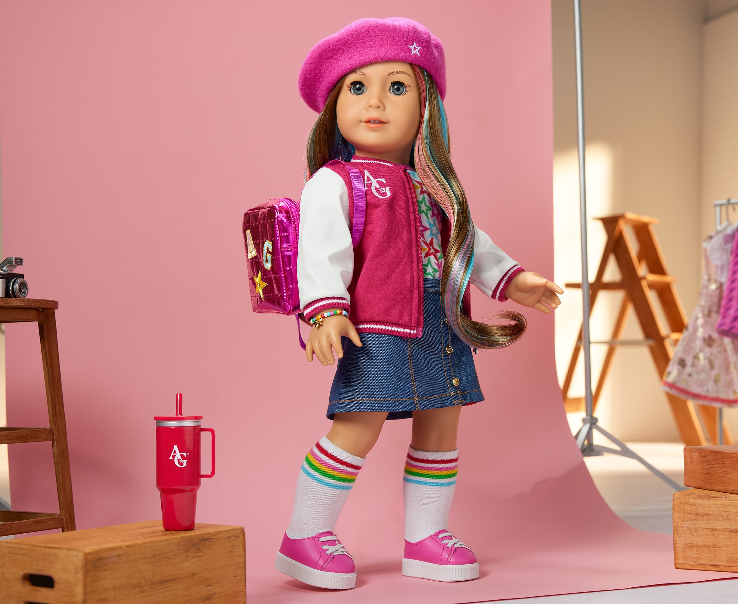 Summer McKinny doll baking and decorating cookies