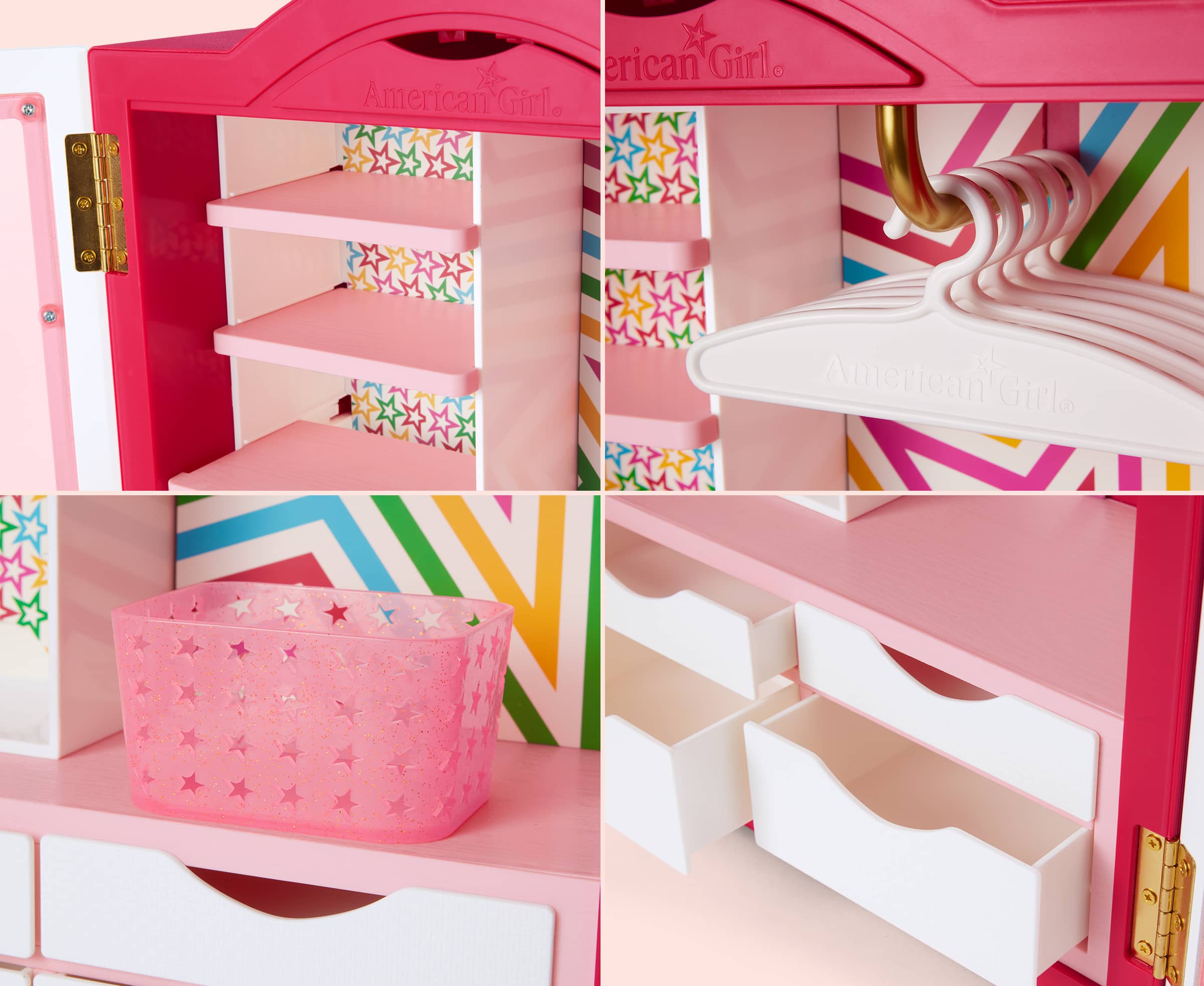 Interior shots of AG Star Closet