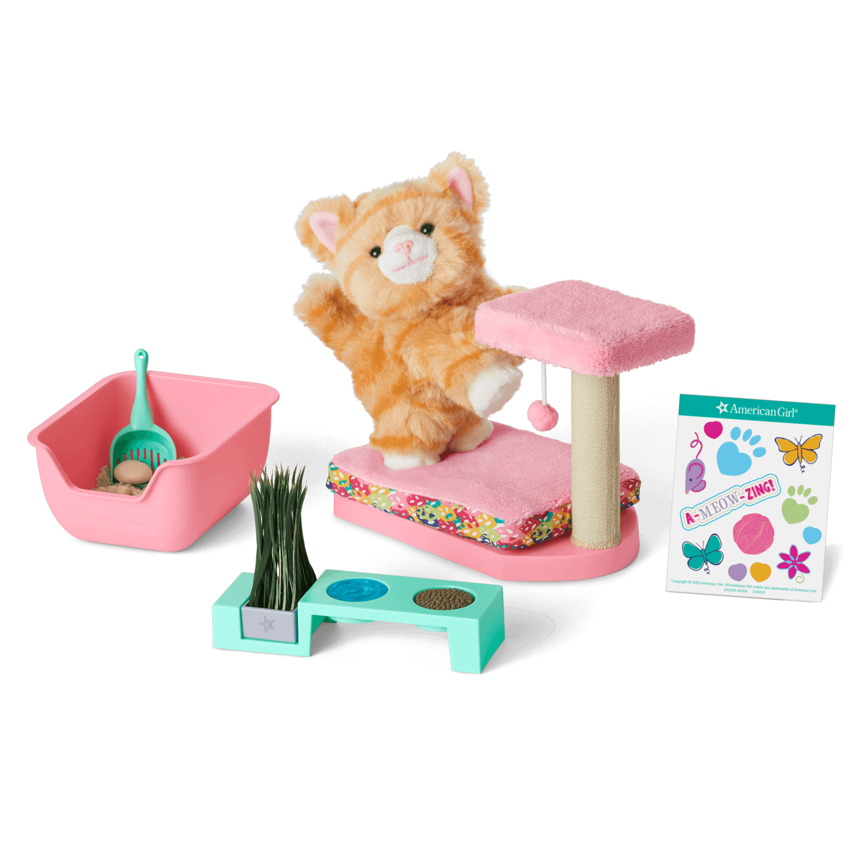 American girl doll class pet hamster clearance