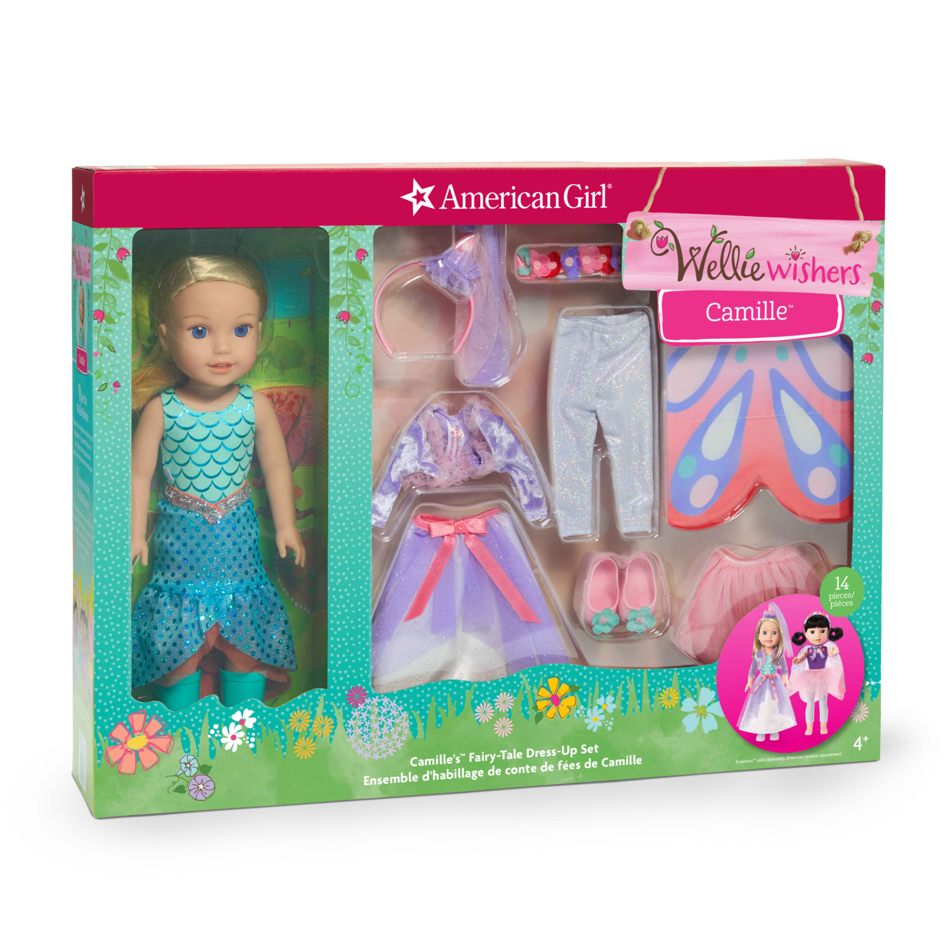 American girl welliewishers emerson doll & accessory set discount
