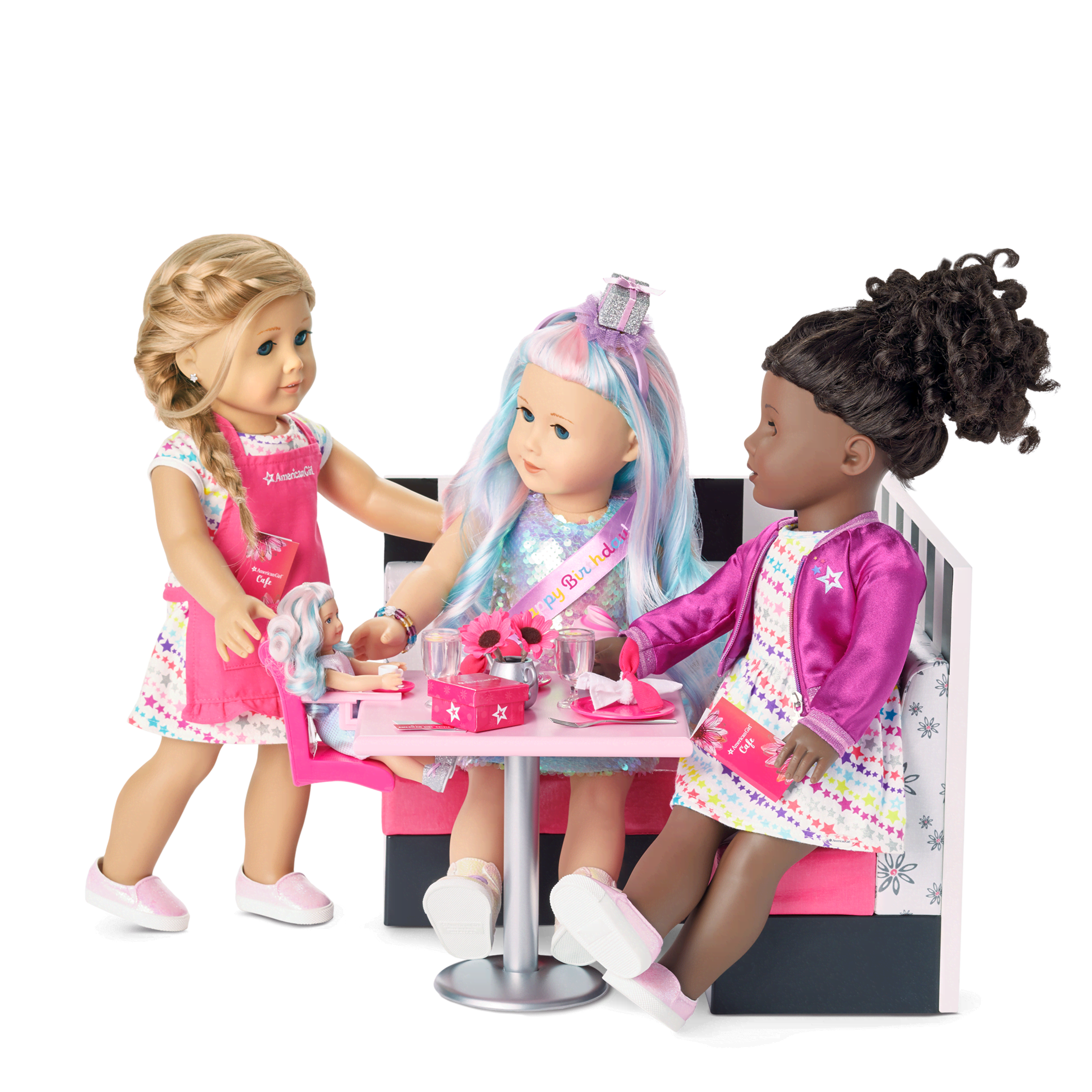 American faster girl cafe brunch