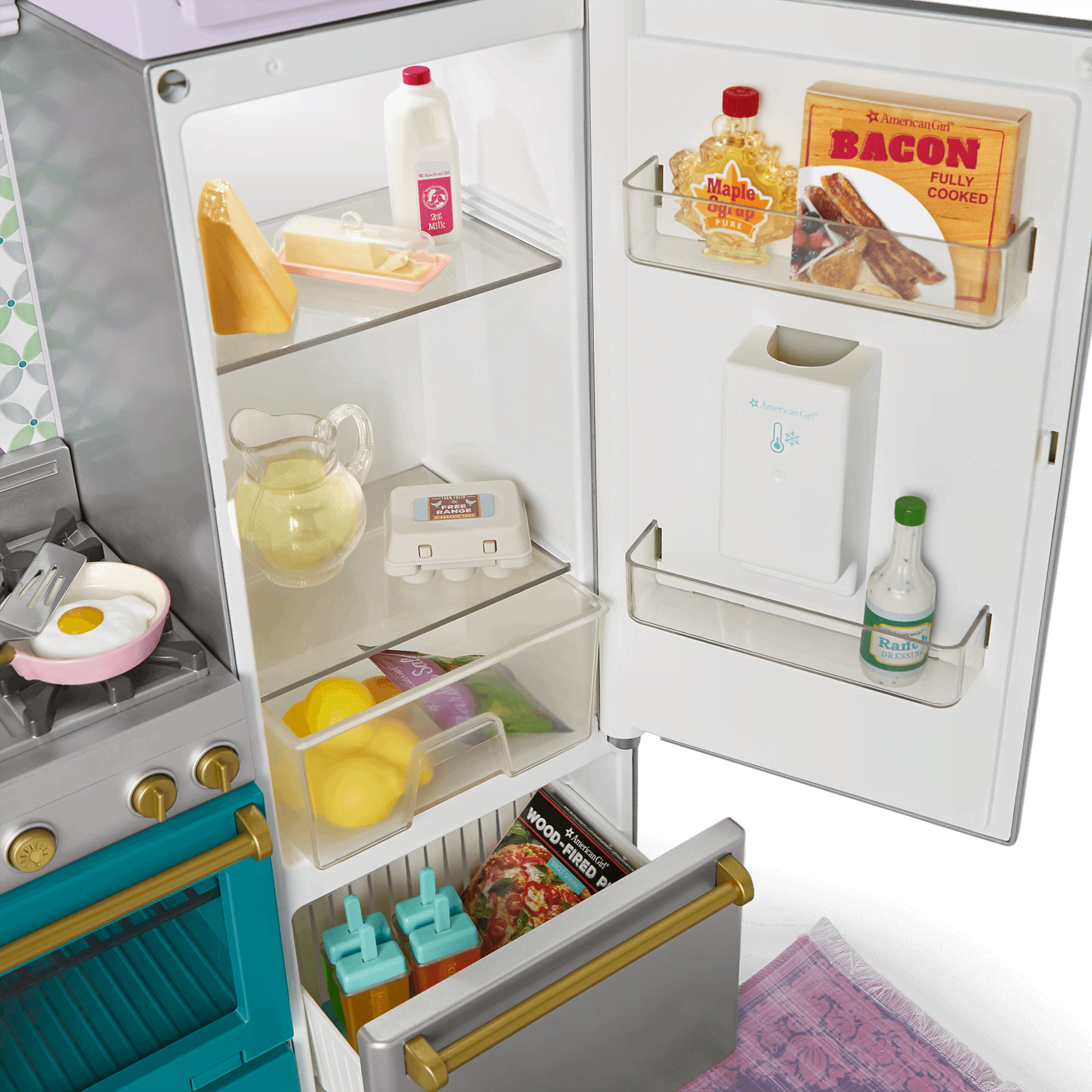 American girl doll kitchen set sales