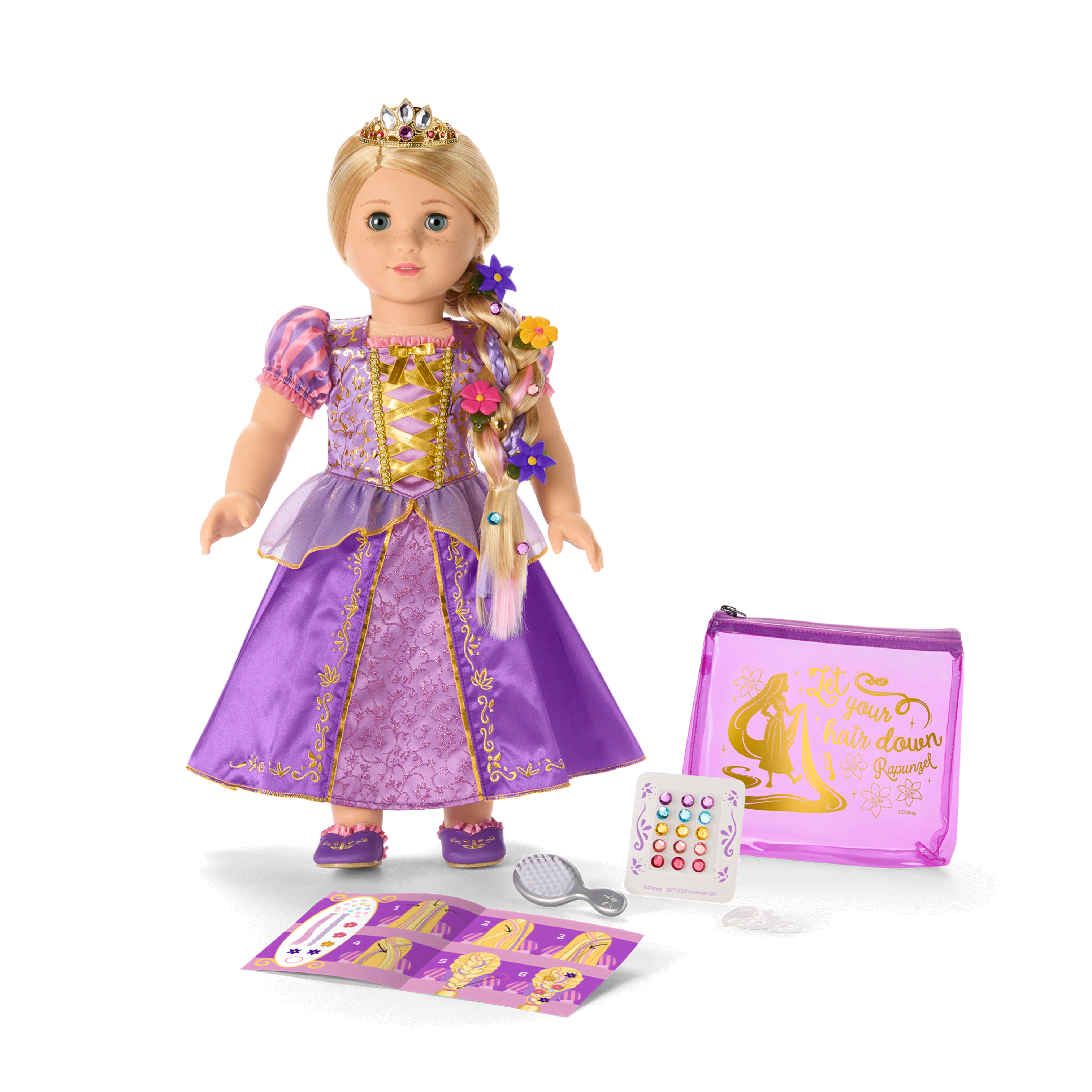 Rapunzel doll dress sales