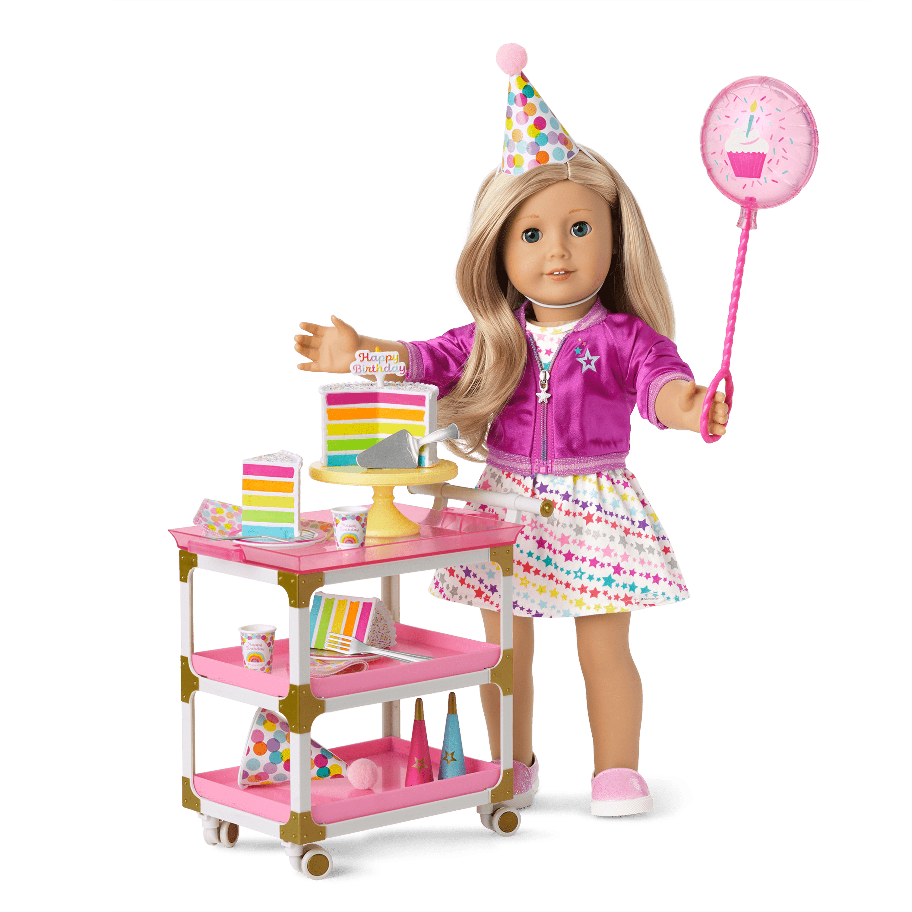 Hugs and Well Wishes Balloon Bear for 18 Dolls American Girl