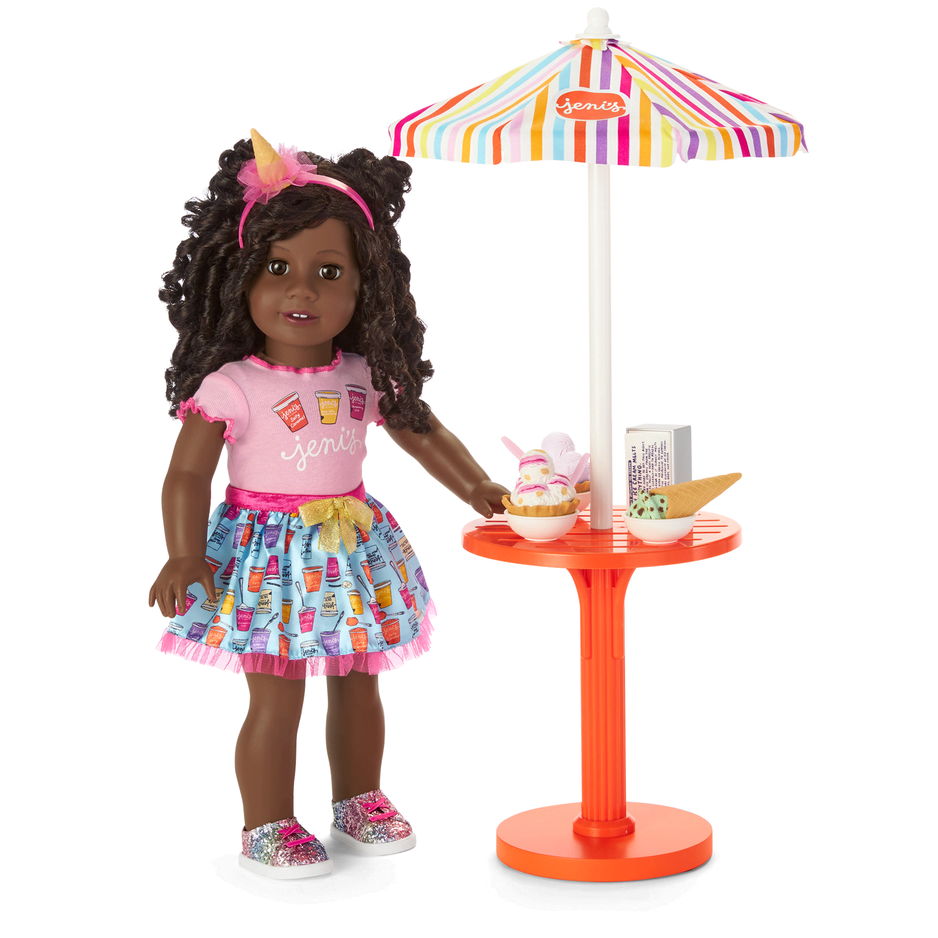 逆輸入 Set Cone Waffle Splendid Jeni's for Girl® American | Dolls その他