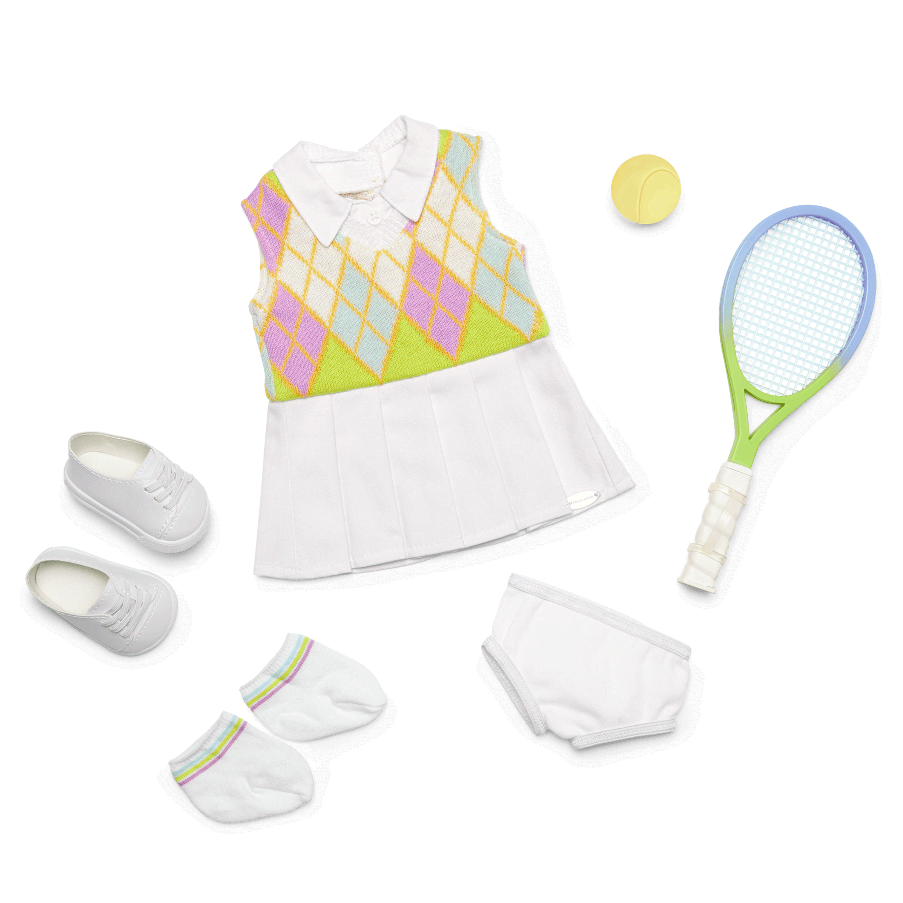 Isabels Tennis Outfit for 18-inch Dolls (Historical Characters)