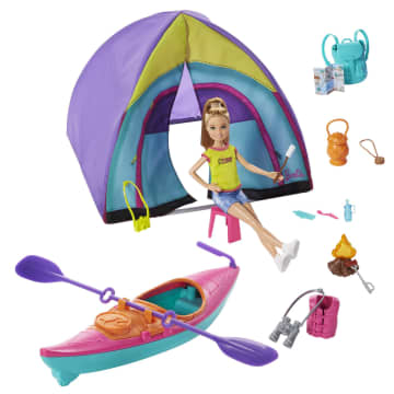 Barbie Camping Sets Vans Dolls Tents Mattel