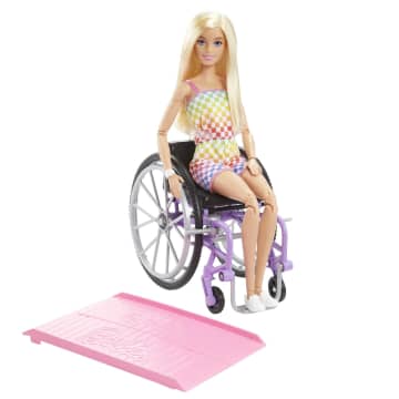 Barbie Gymnastics Doll & Accessories, Playset with Blonde Fashion Doll,  C-Clip for Flipping Action, Balance Beam, Warm-Up Suit & More