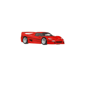 Voiture Hot Wheels Cabriolet Rouge à Ailes Hautes - Occasion, Sans Marque Spécifique