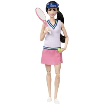 Barbie Made to Move Puppe mit gelbem Top DHL83 MATTEL
