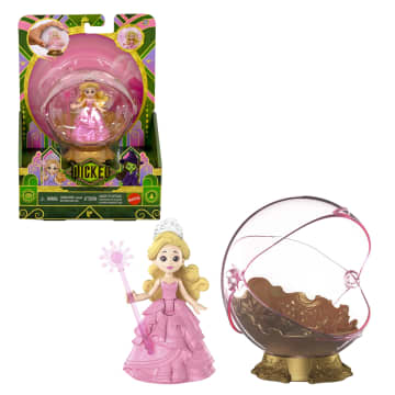 Mattel Universal Pictures Wicked Glindas Schwebende Blase, Spielset Mit Fahrzeug Und Kleiner Glinda-Puppe