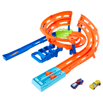 Hot wheels 6 track raceway on sale