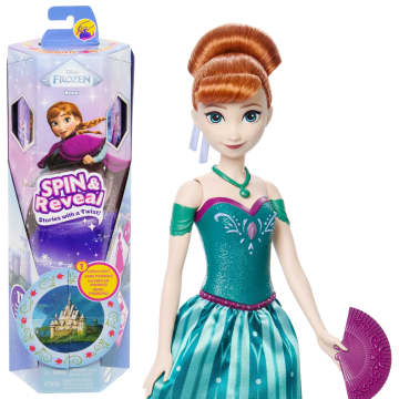 Disney Frozen SPIN REVEAL Elsa Doll Mattel