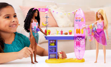 Barbie Salon Playset with Doll Color Change Hair MATTEL