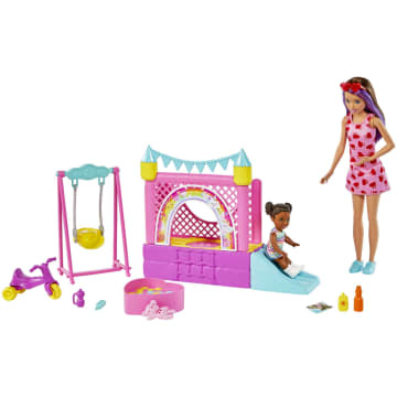 Barbie stroller playset best sale