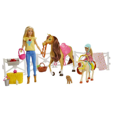 Horse and doll shop playset
