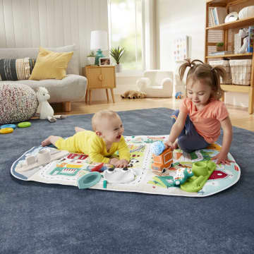 Fisher-Price Mantita activity de paseo, manta de actividades bebé (Mattel  DYW52 : : Bebé