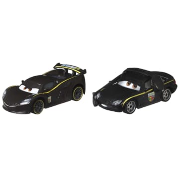 Mattel - Cars - Vehículo deportivo plateado tipo Rayo McQueen ㅤ, Cars