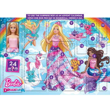 Barbie christmas hot sale calendar