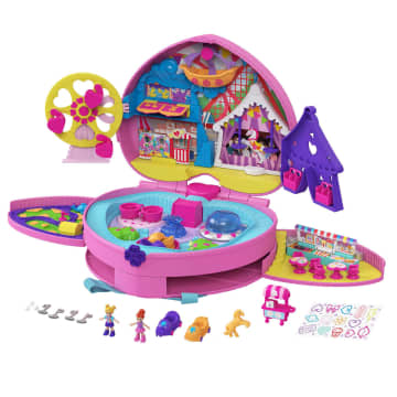 Polly Pocket Rainbow Funland Theme Park Playset | Mattel