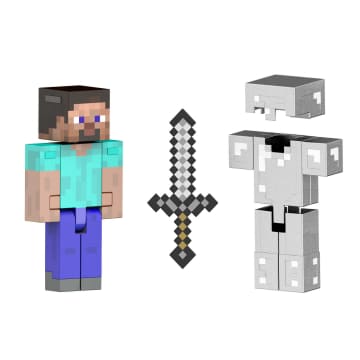 Mattel minecraft transforming sword & pickaxe hotsell