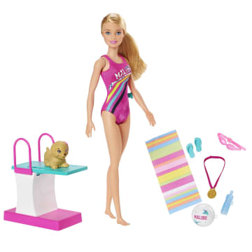 Barbie puppy swim school outlet
