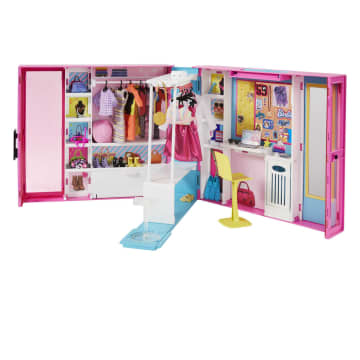 Barbie Doll & 25+ Accessories, Ultimate Pantry Playset with Doll House  Furniture, Food-Themed Pieces & Sticker Sheet