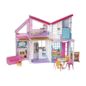 Casa Barbie a 2 piani con accessori giocattolo +3 anni (Mattel HCD47) –  DarSaGiocattoli