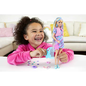 Barbie Made to Move Doll with 22 Flexible Joints & Long Wavy