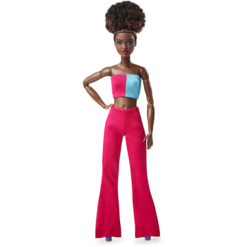 Barbie Made to Move Doll with 22 Flexible Joints & Long Blonde Ponytail  Wearing Athleisure-wear for Kids 3 to 7 Years Old