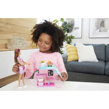 Barbie careers gymnastics coach playset best sale