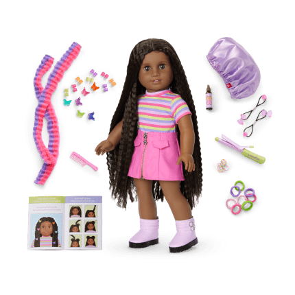 Long Hair Looks™ by Truly Me™ 18-inch Doll #135 & hair accessories