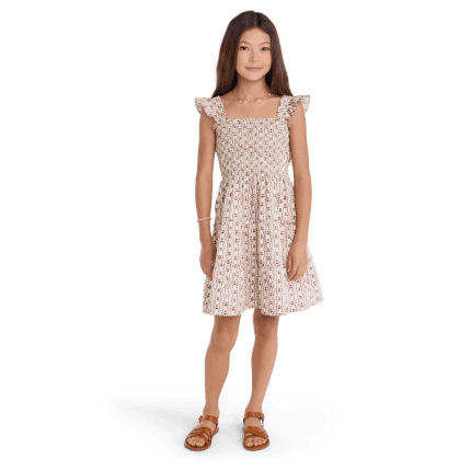 American Girl® x Hill House Home Tiny Ellie Nap Dress for Girls (Felicity™ Print)