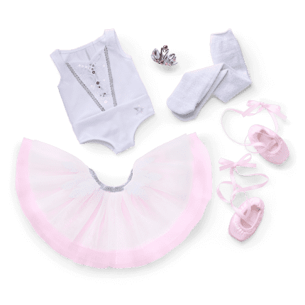 My First Ballet Recital Costume for 18-inch Dolls