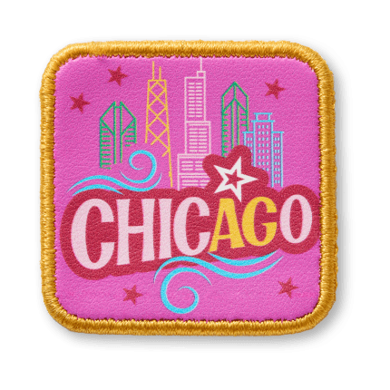 AG™ Chicago Stick-On Patch