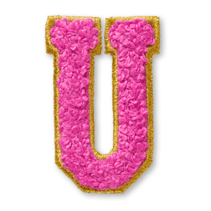 AG™ Letter U Stick-On Patch