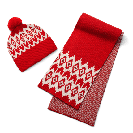 American Girl® x J.Crew Fair Isle Beanie & Scarf Bundle for Girls