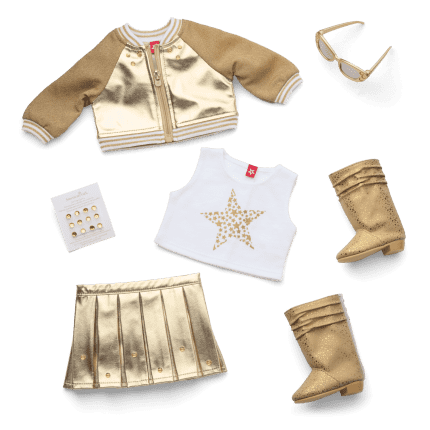 November Topaz Pizzazz Outfit for 18-inch Dolls