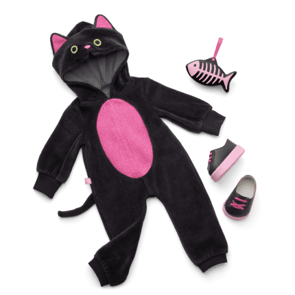 Claws & Cuddles Cat Costume for 18-inch Dolls