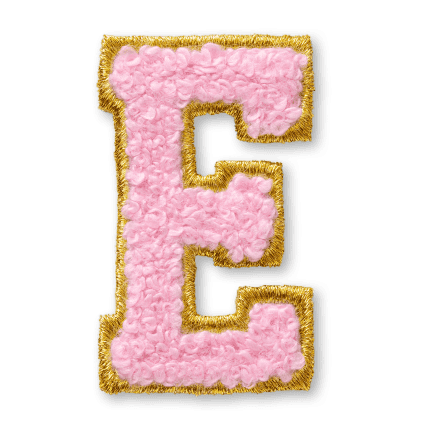 AG™ Letter E Stick-On Patch