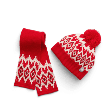 American Girl® x J.Crew Fair Isle Beanie & Scarf for 18-inch Dolls
