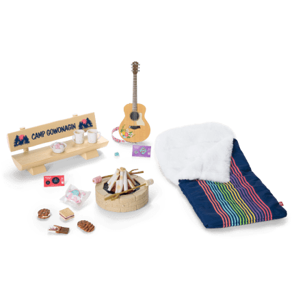 Daisy Davenport’s™ Campfire Set & Guitar Bundle for 18-inch Dolls (Girl of the Year™ 2027)