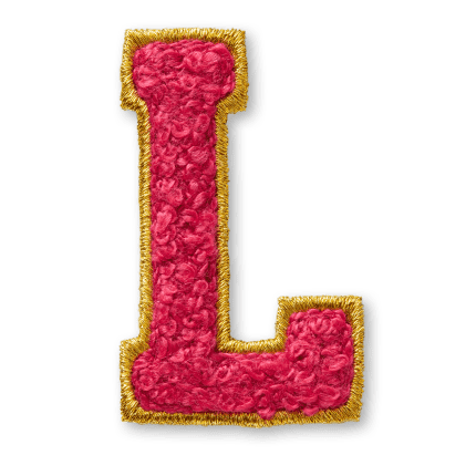 AG™ Letter L Stick-On Patch