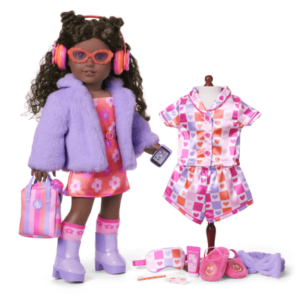 Truly Me™ #127 Doll & Day of Fun All-in-One Set