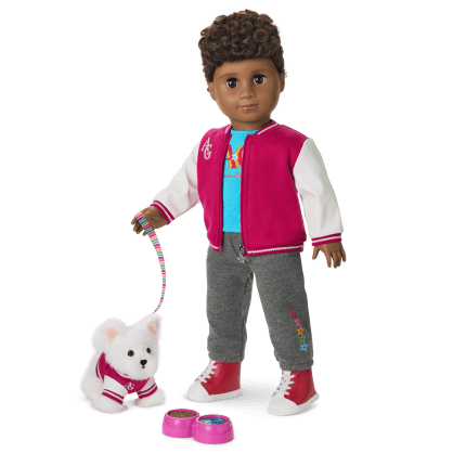 Truly Me™ 18-inch Doll #113, Puppy & Accessories AG™ Star Squad Bundle